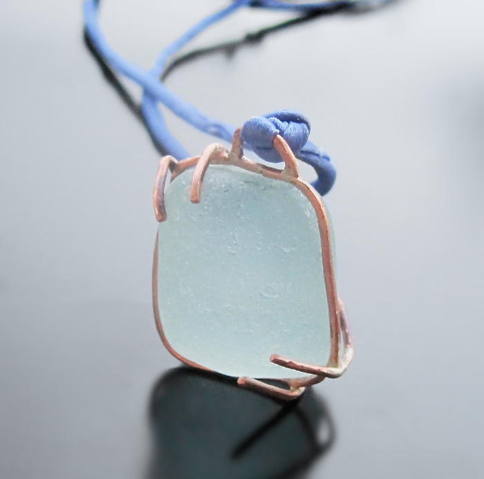 sea glass pendant