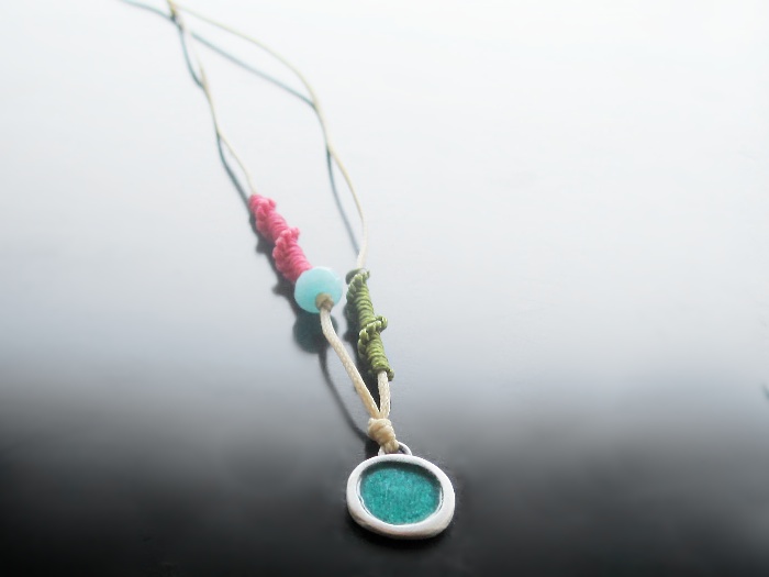 enamel pendant