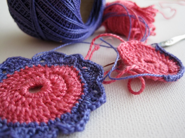 crocheted flowers χειροποίητο κόσμημα, χειροποίητα σκουλαρίκια