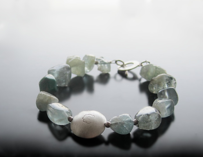 bracelet aquamarine