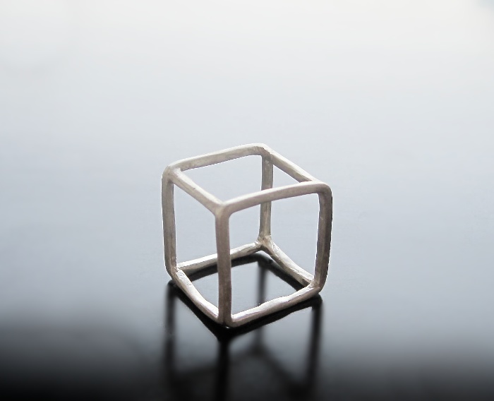 cube ring χειροποίητο δαχτυλίδι