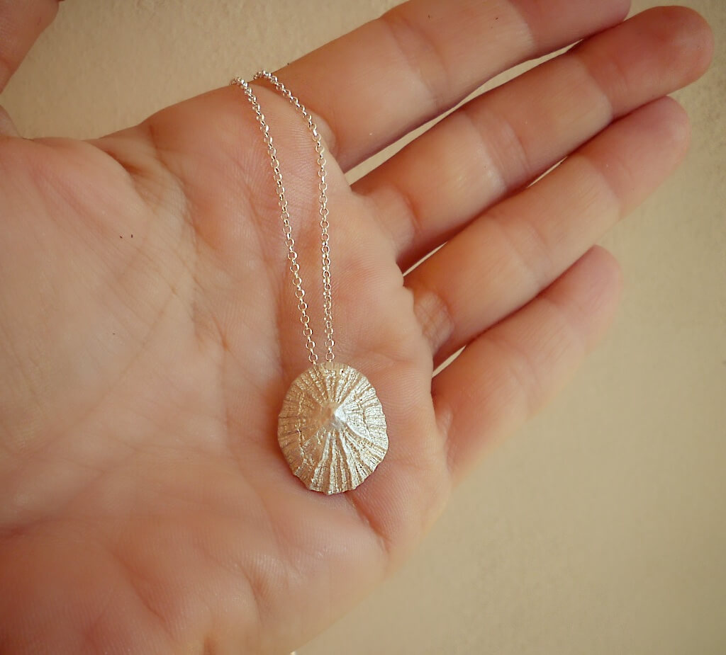 The limpet necklace as a reminder that summer is just one breath away!