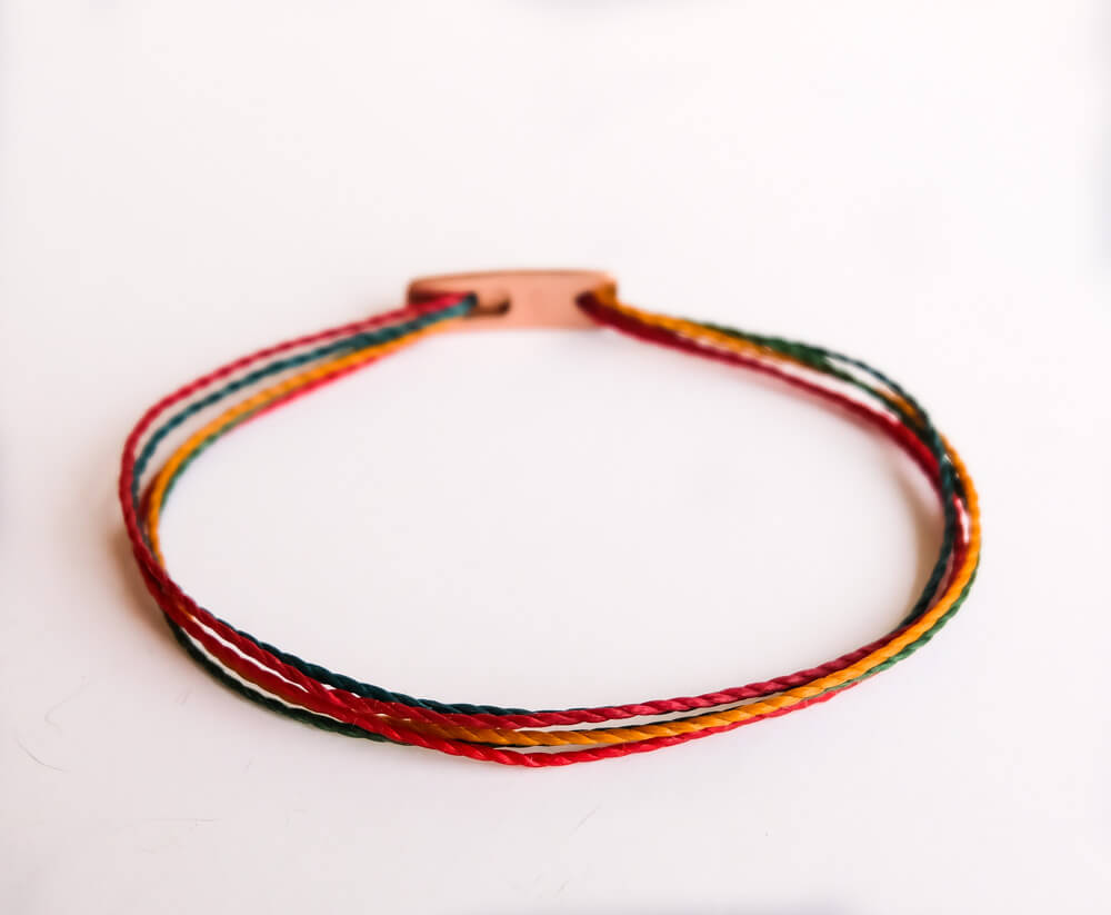 I alo made a new multicolour cord bracelet and two more adjustable tree bark textured rings.