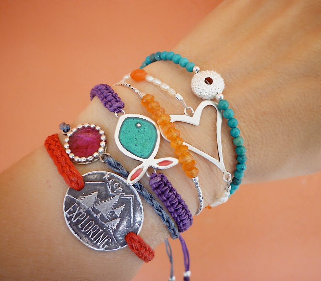 Warm weather means wearing even more bracelets than usual!