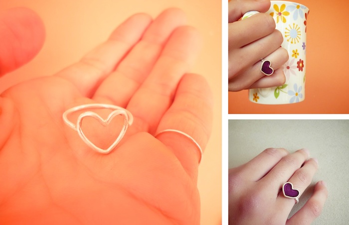 heart rings