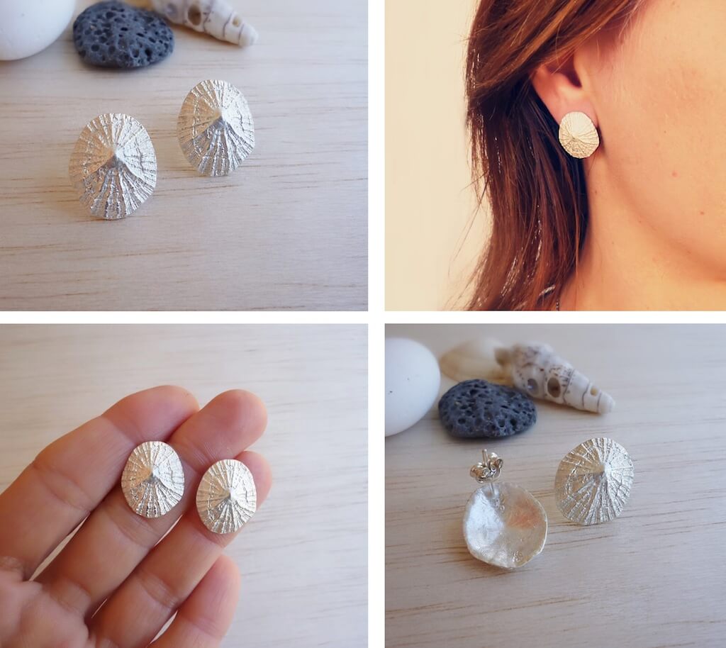 I love how the new limpet stud earrings turned out!