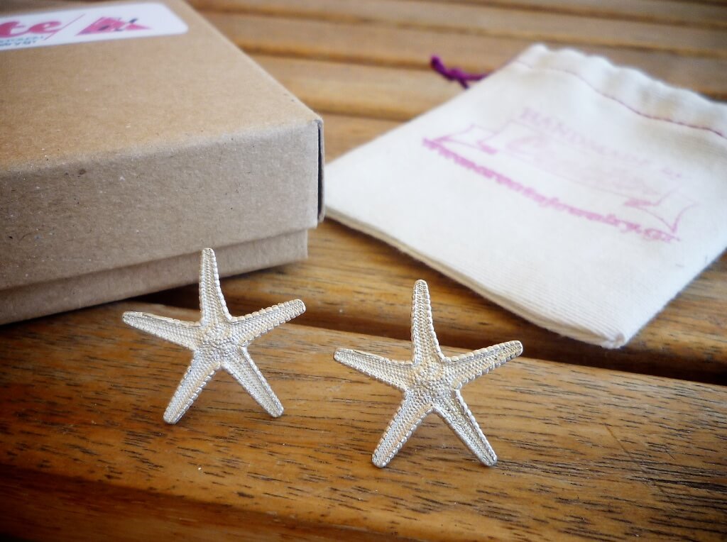 Also, another pair of the sterling silver starfish earrings.