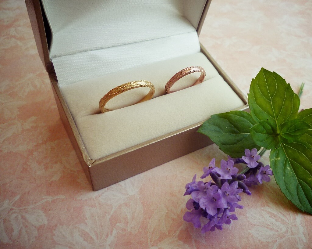 I was so happy and honoured to make these wedding bands for two dear friends that are getting married this summer.