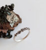 Oxidised Sterling Silver Seedpod Ring