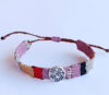 Handwoven Sterling Silver Floral Bracelet