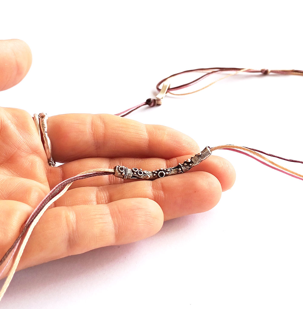 Sterling Silver Branch Necklace - Image 2